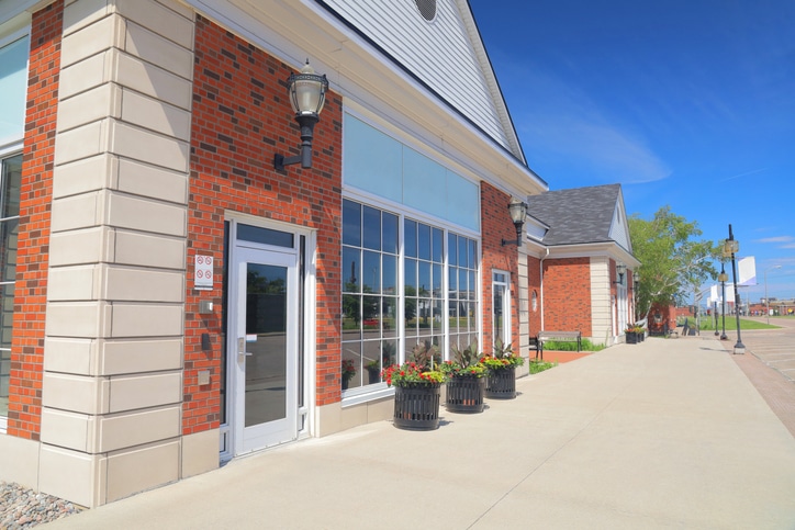 a large brick building