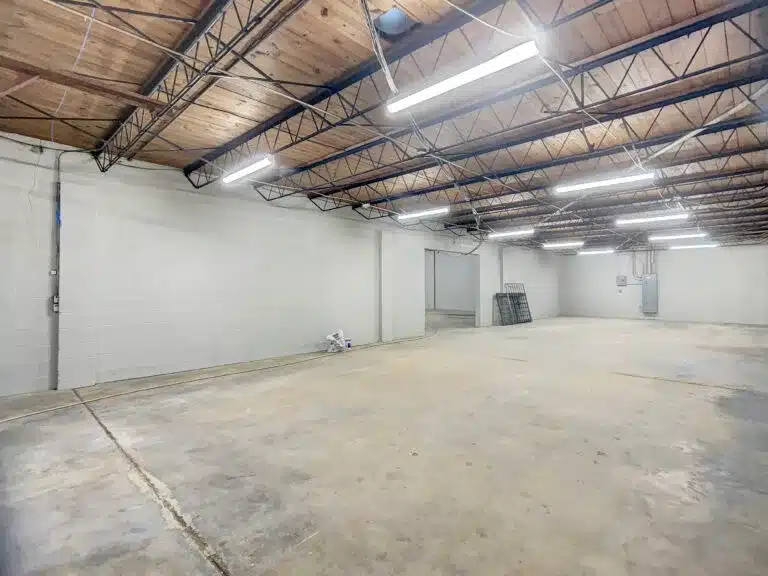 the inside of a building