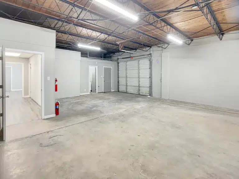 the inside of a building