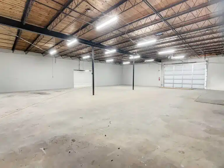 a building covered in snow