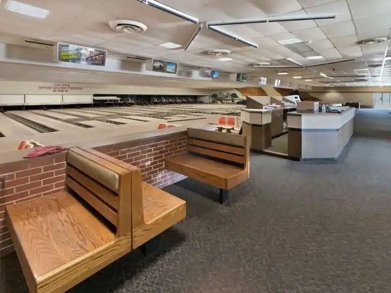 a room with a wood floor